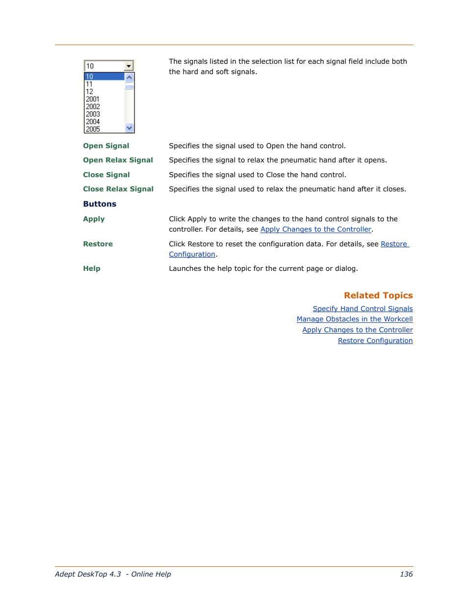 Adept DeskTop 4.3 User Manual | Page 136 / 166