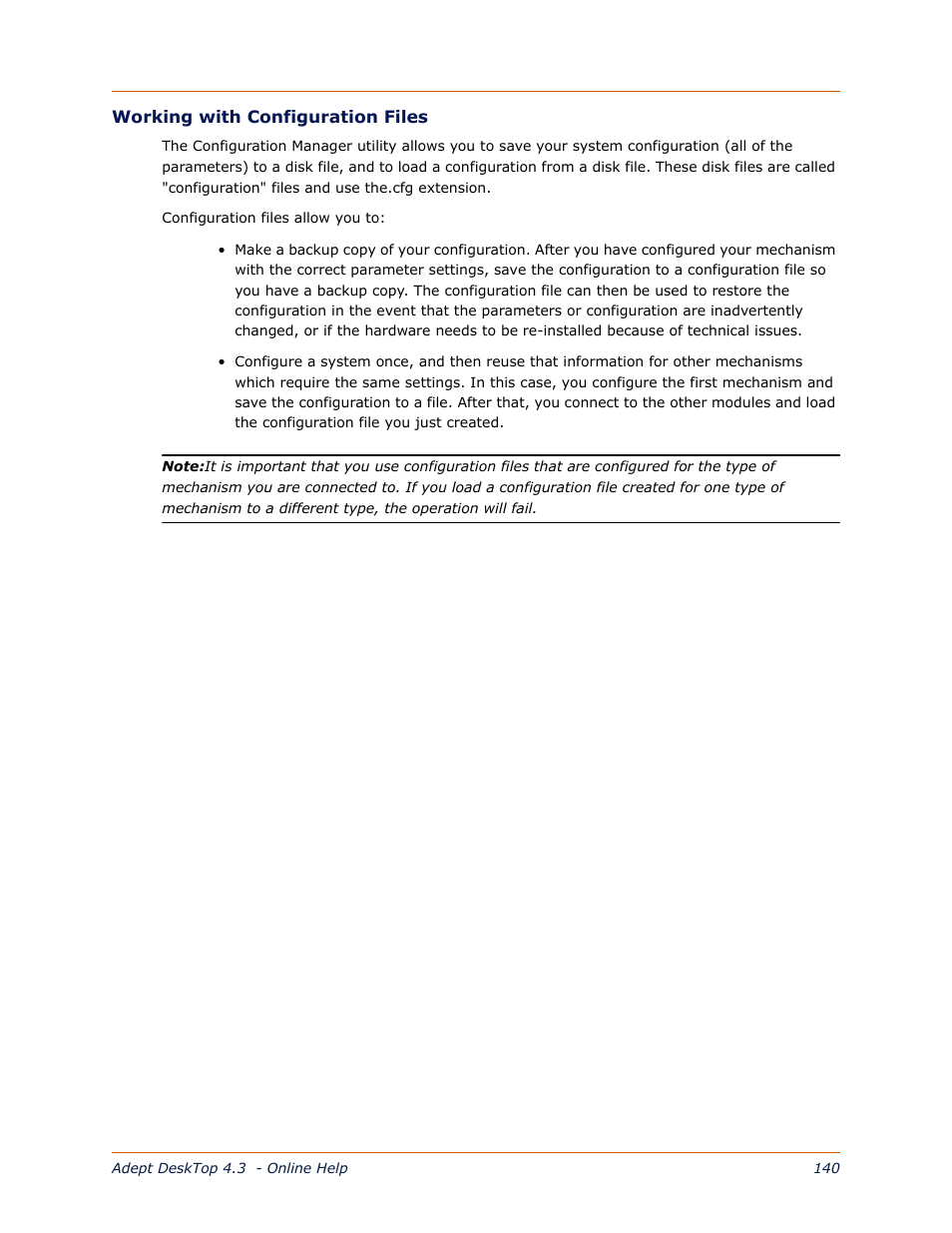Adept DeskTop 4.3 User Manual | Page 140 / 166