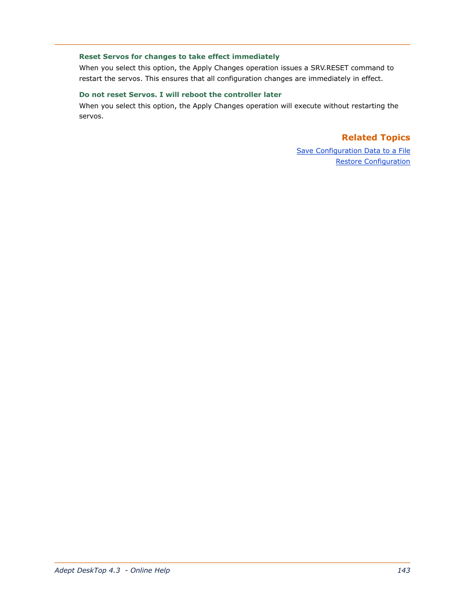 Adept DeskTop 4.3 User Manual | Page 143 / 166