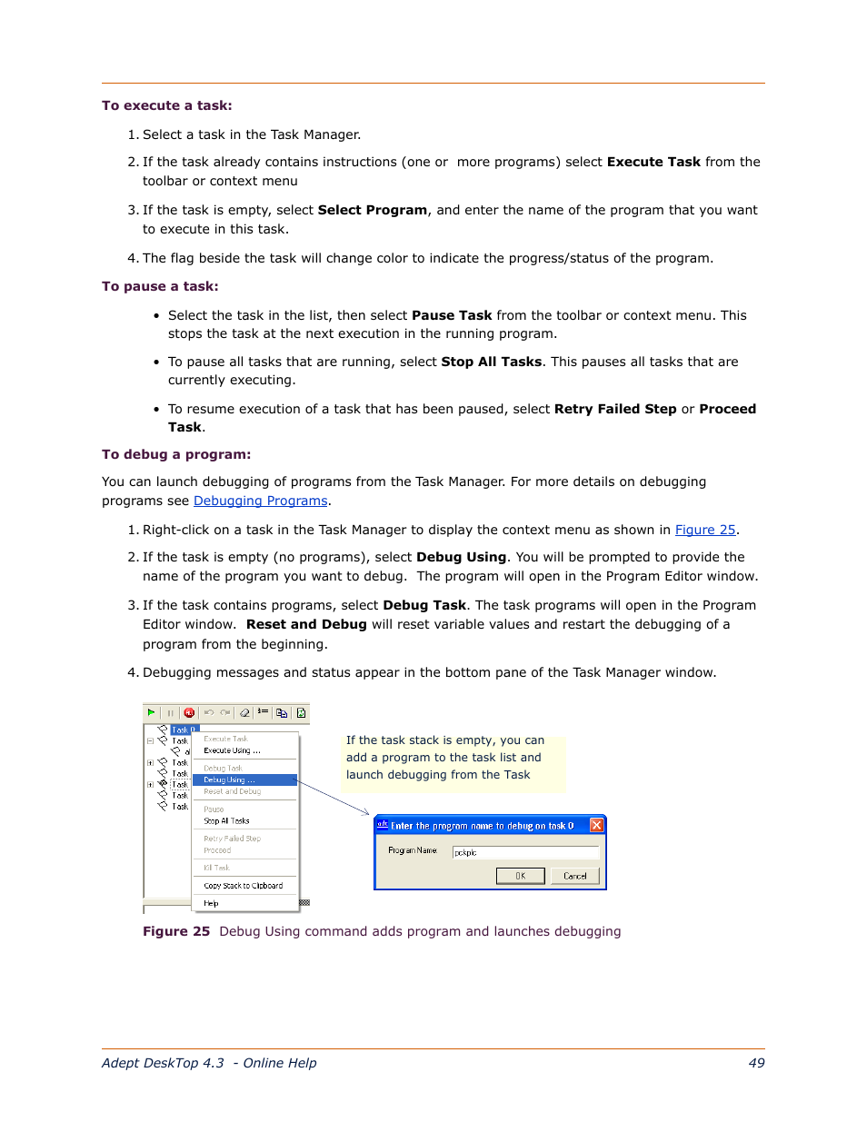 Adept DeskTop 4.3 User Manual | Page 49 / 166