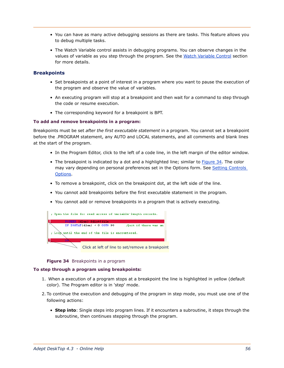 Adept DeskTop 4.3 User Manual | Page 56 / 166