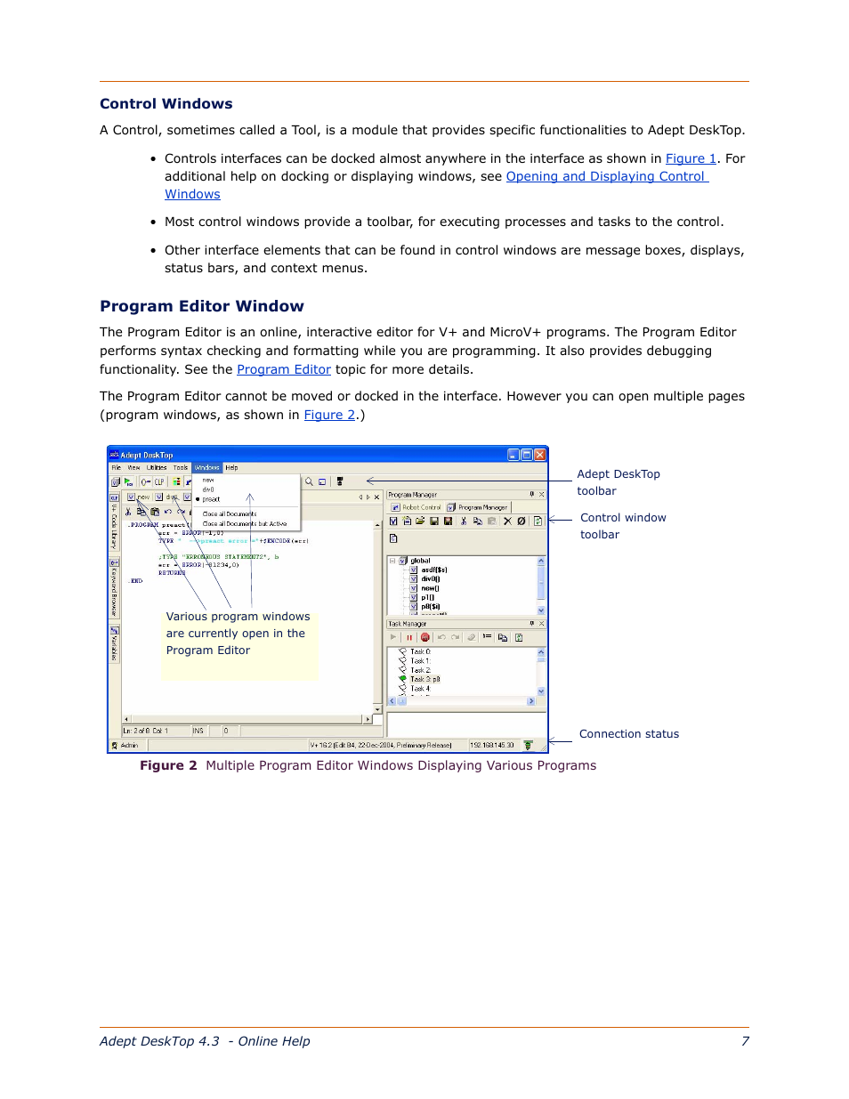 Adept DeskTop 4.3 User Manual | Page 7 / 166