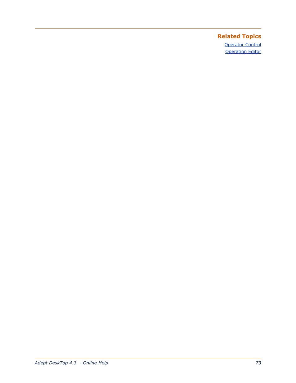 Adept DeskTop 4.3 User Manual | Page 73 / 166