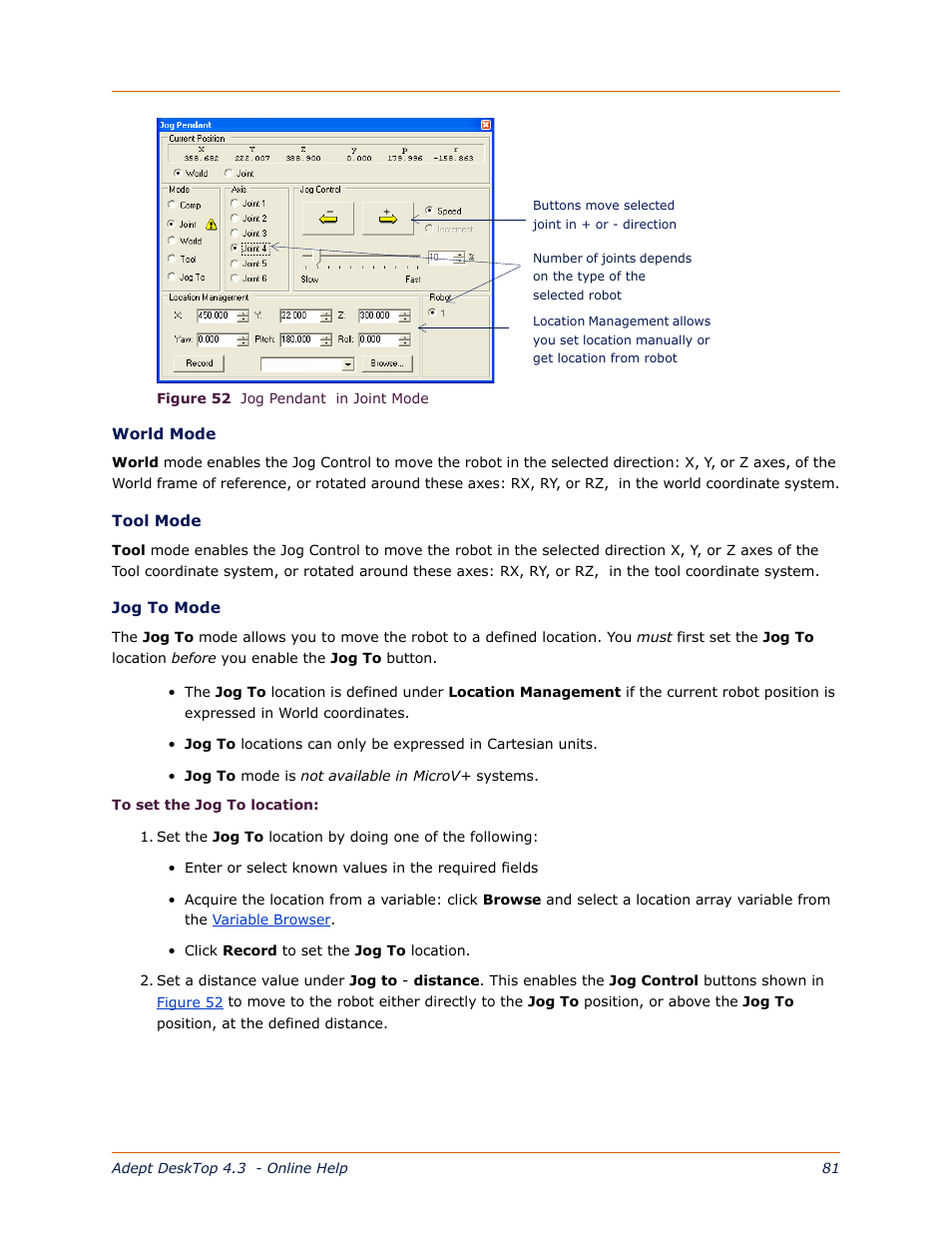 Adept DeskTop 4.3 User Manual | Page 81 / 166