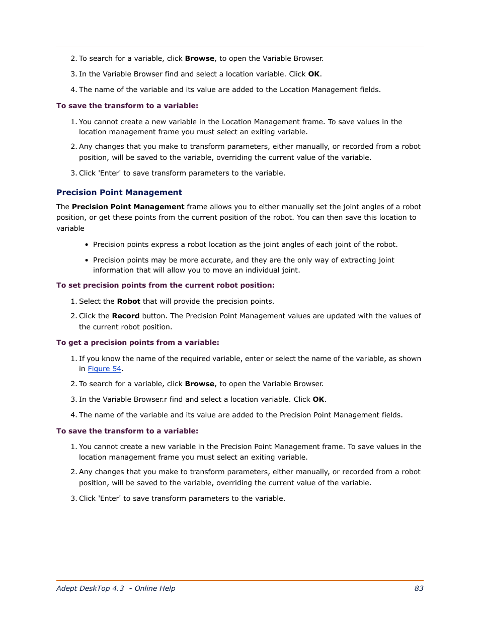 Adept DeskTop 4.3 User Manual | Page 83 / 166