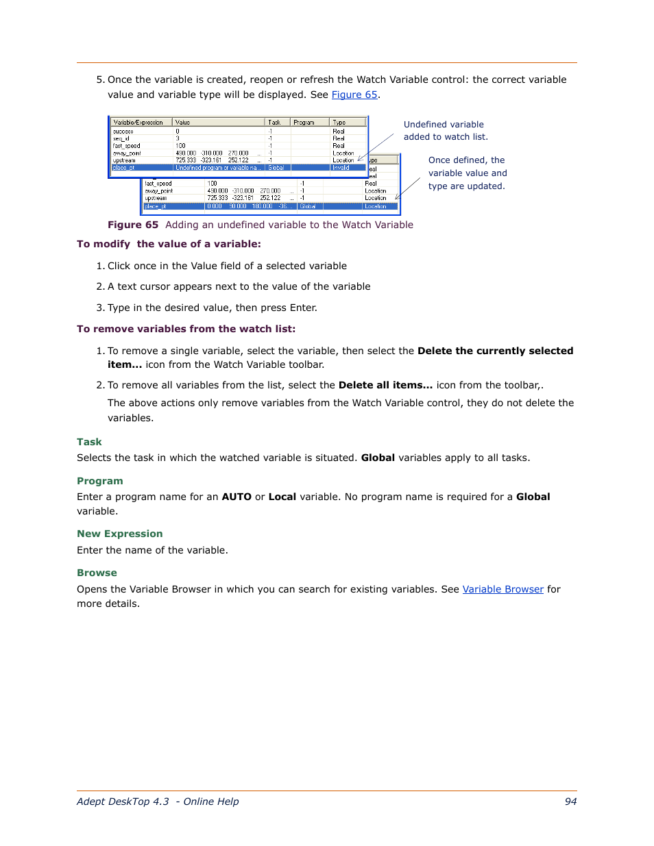 Adept DeskTop 4.3 User Manual | Page 94 / 166