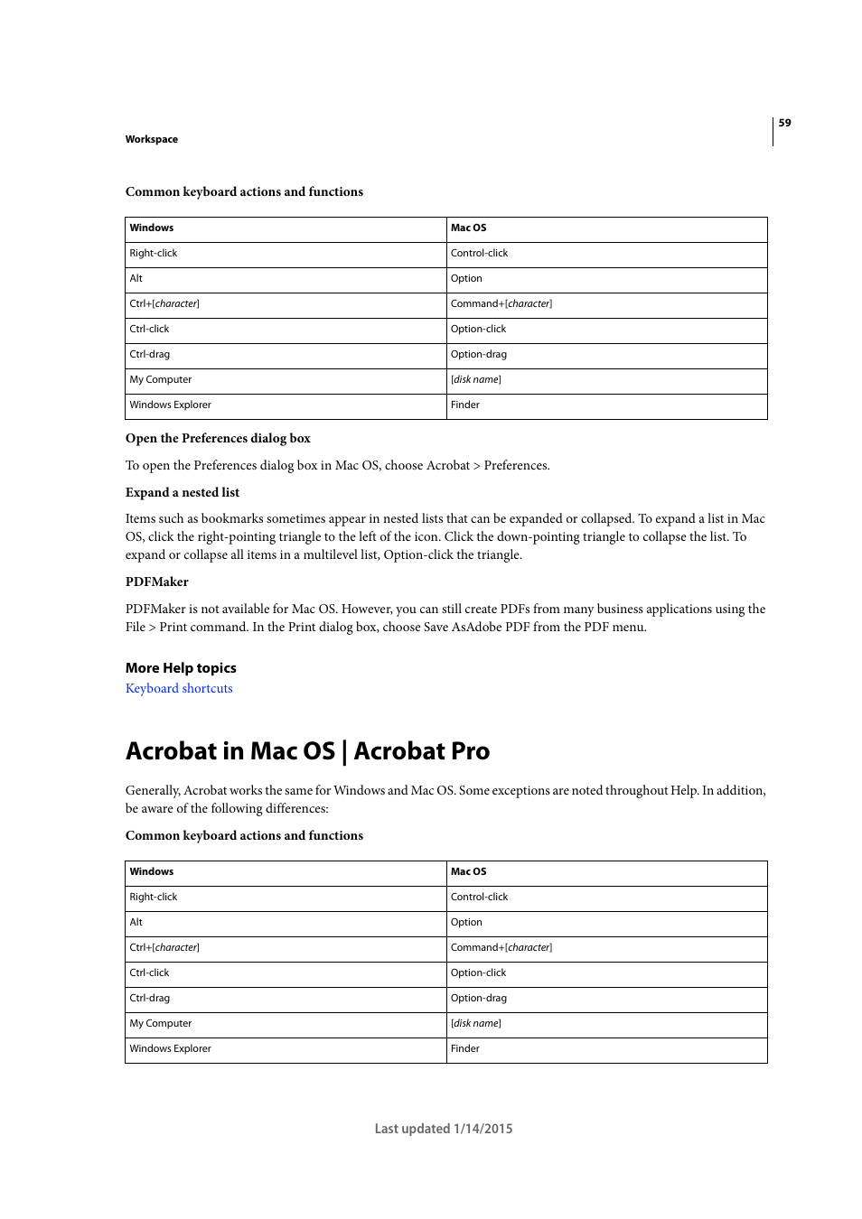 Acrobat in mac os | acrobat pro | Adobe Acrobat XI User Manual | Page 66 / 590