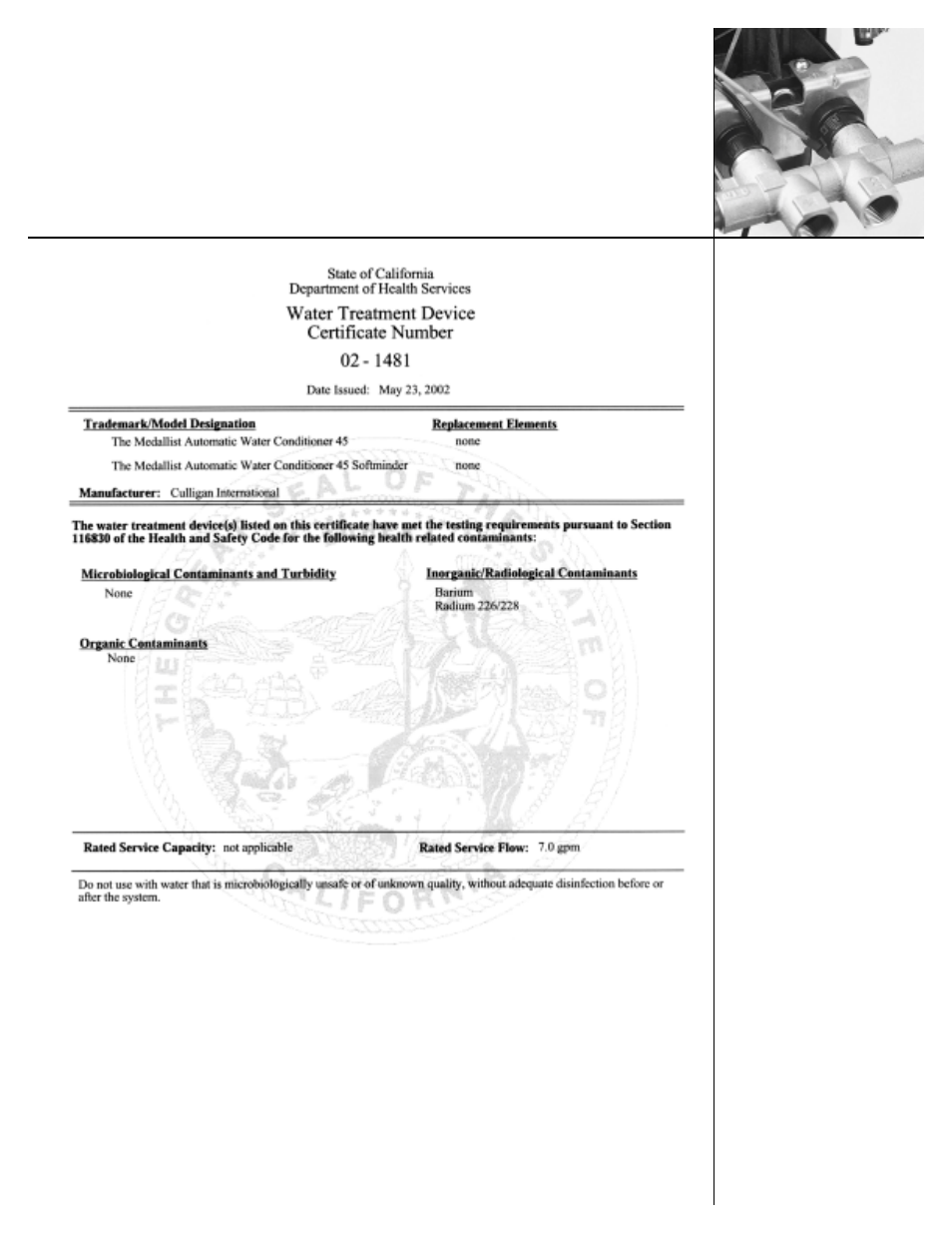 Culligan Water Filter User Manual | Page 25 / 28