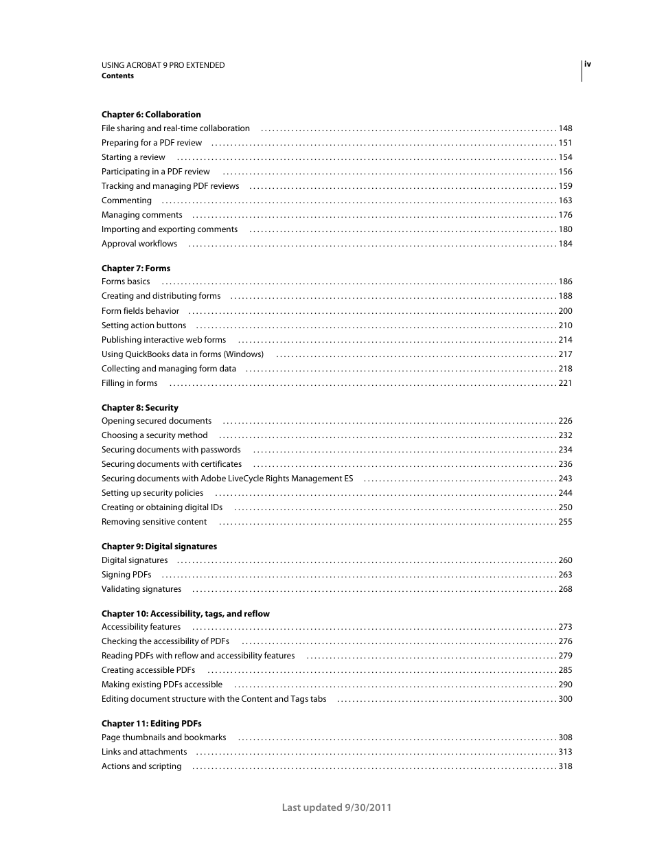 Adobe Acrobat 9 PRO Extended User Manual | Page 4 / 546