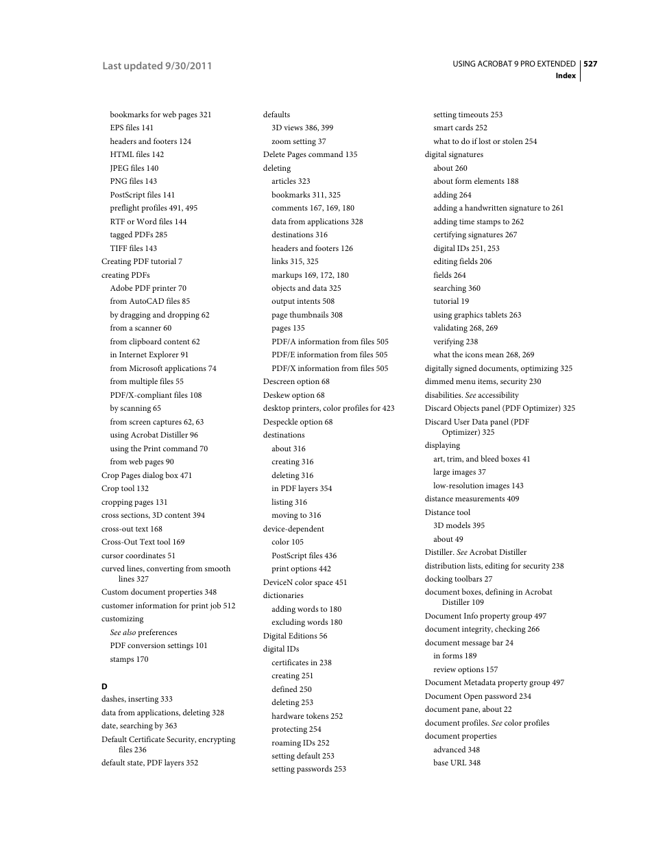 Adobe Acrobat 9 PRO Extended User Manual | Page 533 / 546