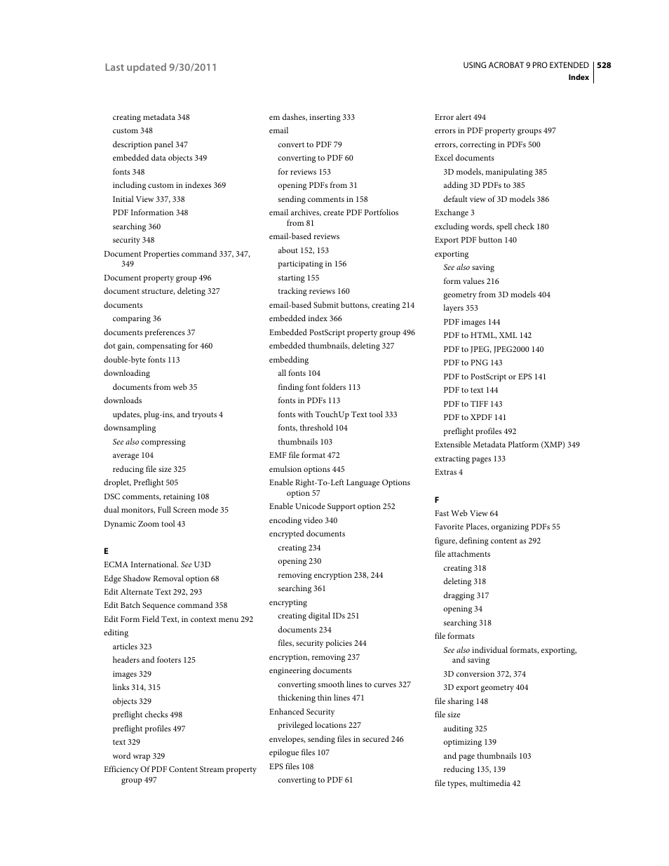 Adobe Acrobat 9 PRO Extended User Manual | Page 534 / 546
