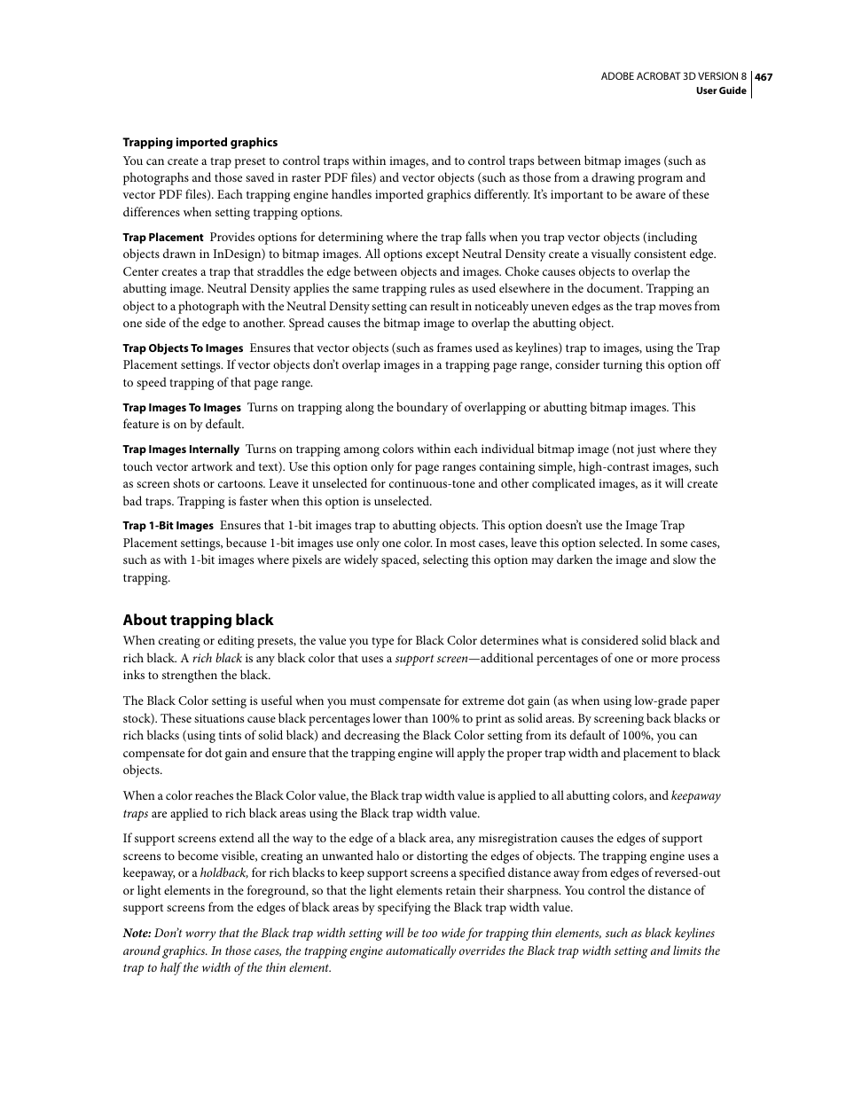 About trapping black | Adobe Acrobat 8 3D User Manual | Page 474 / 600