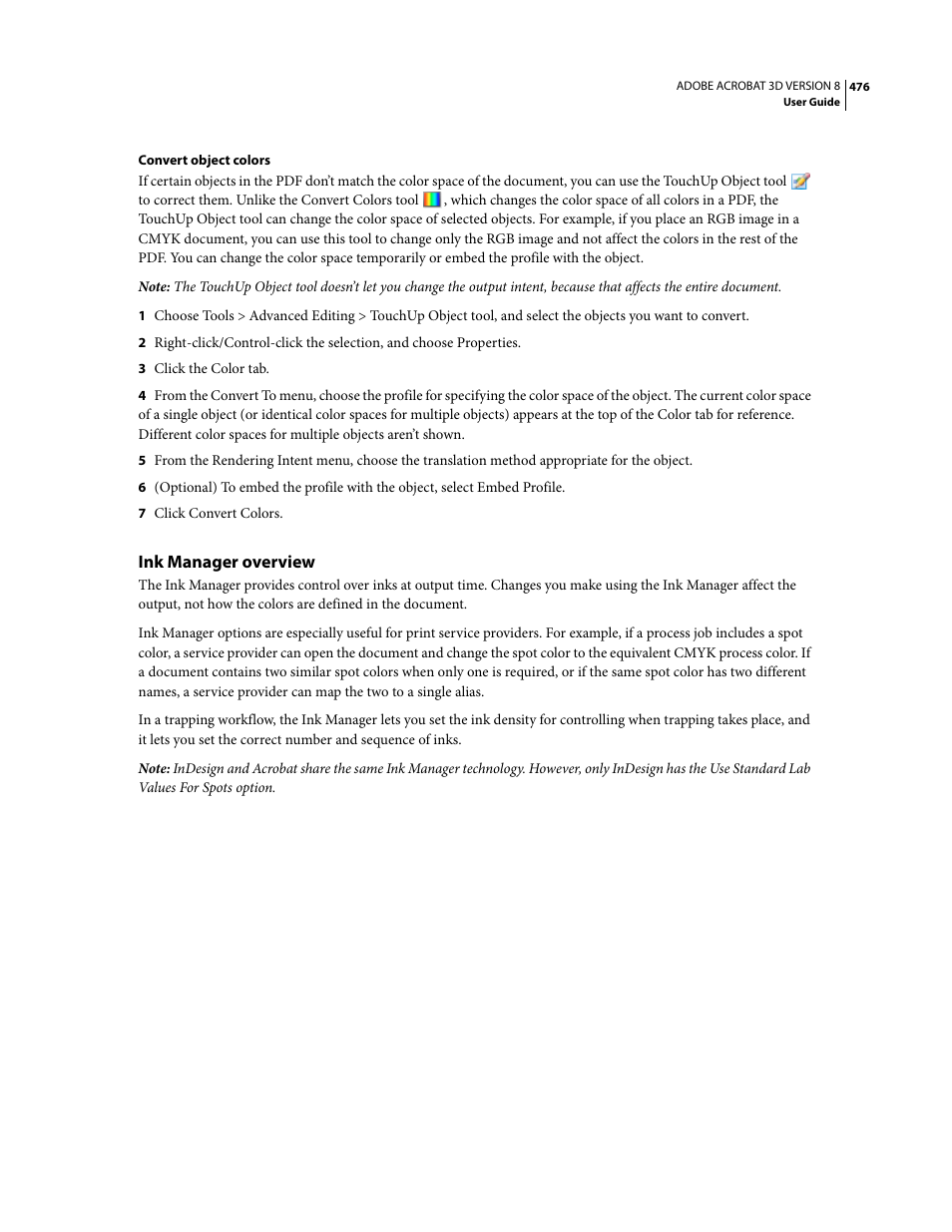 Ink manager overview | Adobe Acrobat 8 3D User Manual | Page 483 / 600