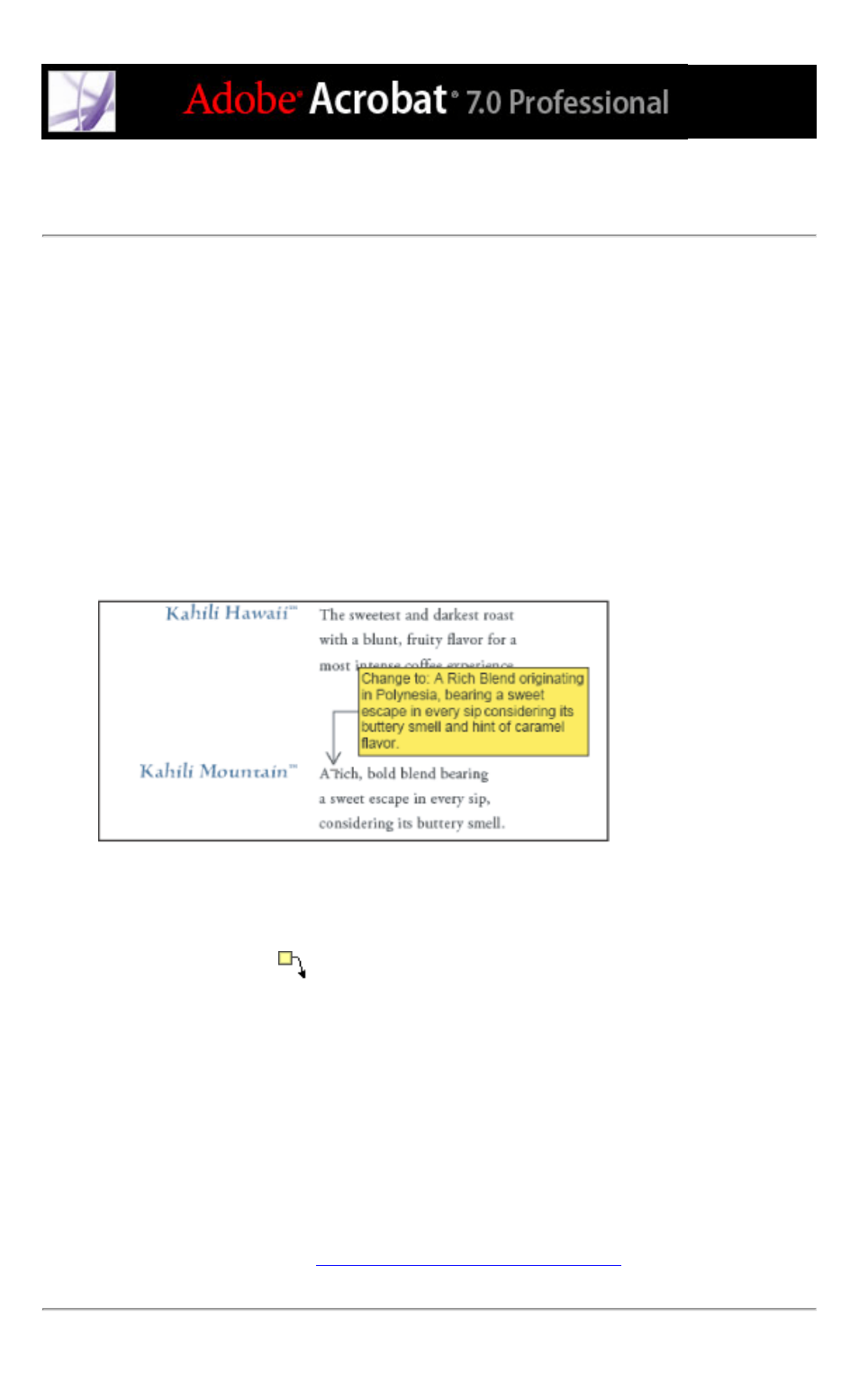 Using the callout tool, Bubble text, callouts, Callout text, creating | Callout | Adobe Acrobat 7 Professional User Manual | Page 264 / 793