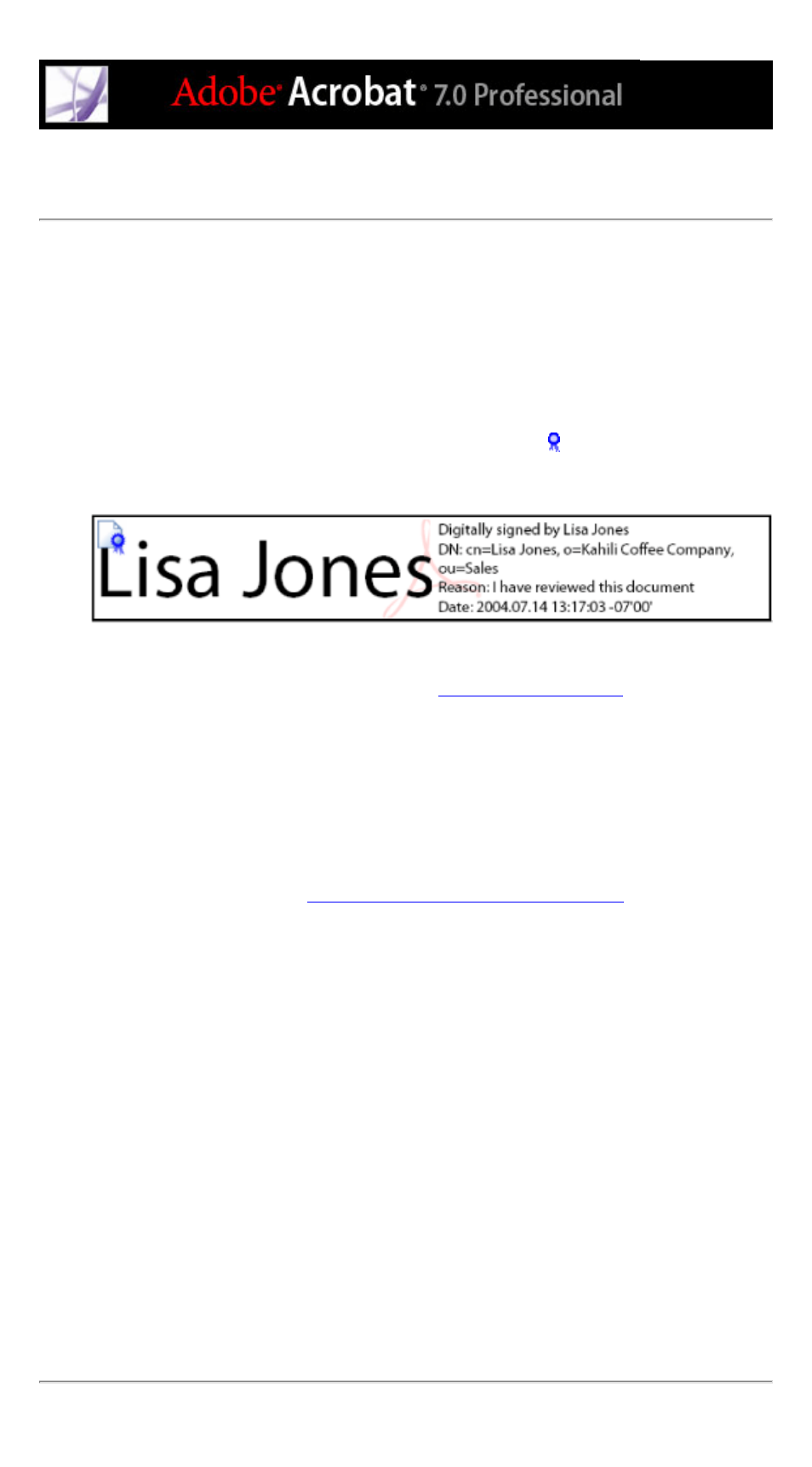 Certifying documents, Certifying signatures, Certifying | As certified document | Adobe Acrobat 7 Professional User Manual | Page 327 / 793