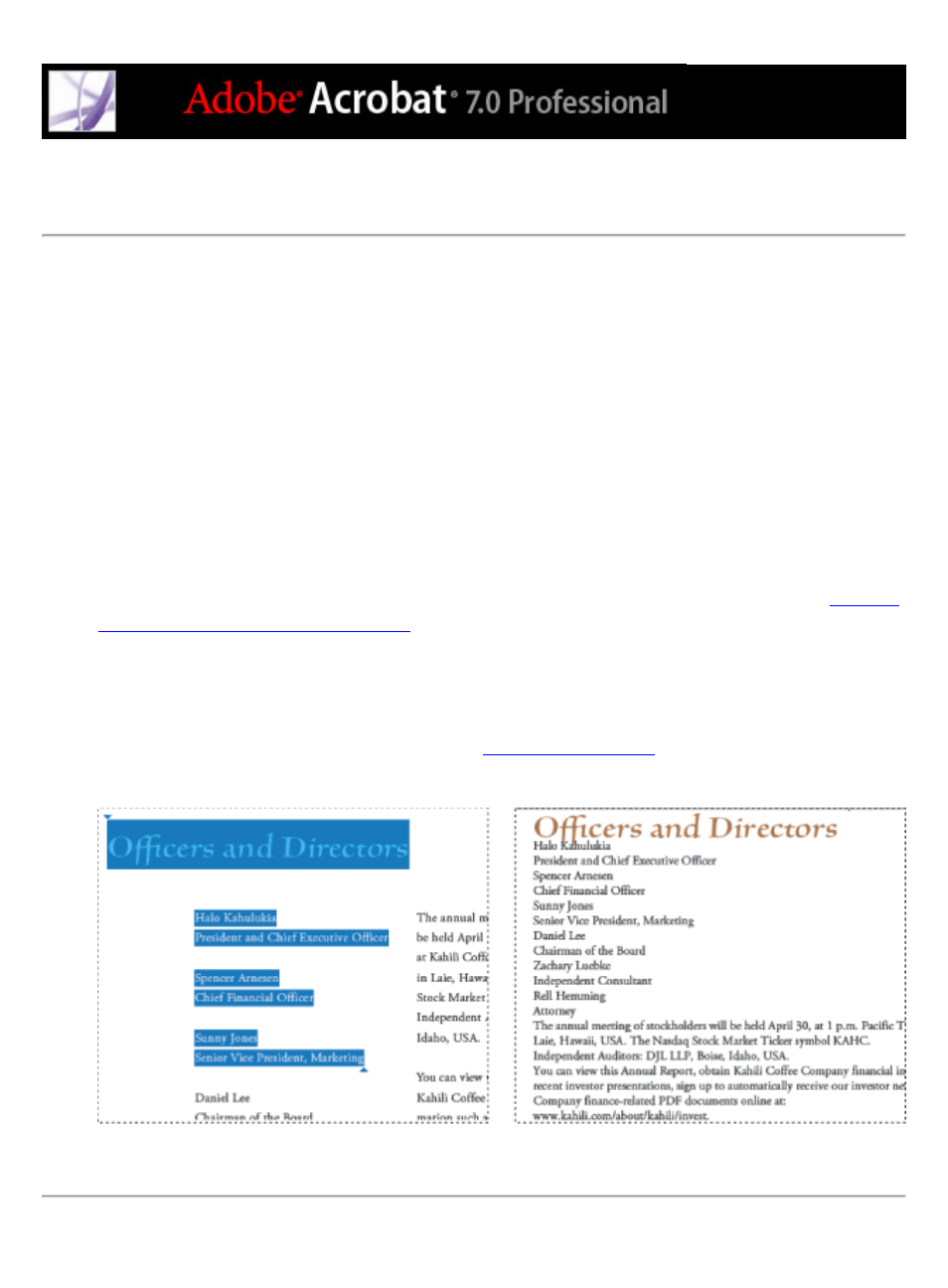 Understanding and optimizing reflow, Preparing documents for, About | Readable text and, Tagging files for, Repurposing content. see reflow, Reusing content. see reflow, Understanding and, Optimizing reflow | Adobe Acrobat 7 Professional User Manual | Page 366 / 793