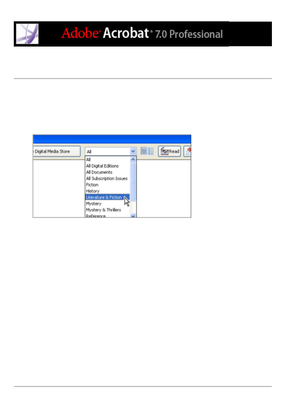 Organizing digital editions, Categorizing digital editions, Categorizing | Digital editions categories dialog box, Edit categories command | Adobe Acrobat 7 Professional User Manual | Page 731 / 793
