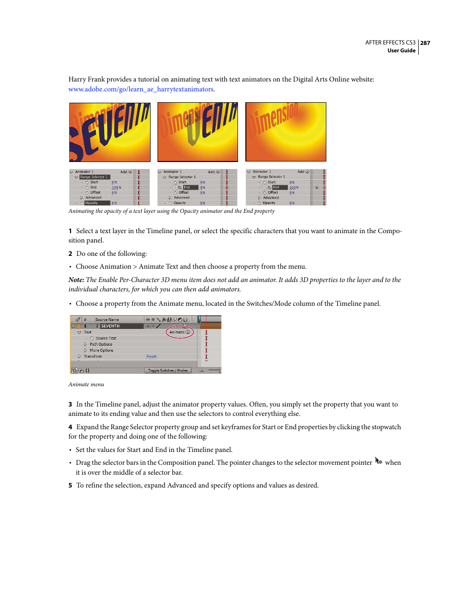 Adobe After Effects CS3 User Manual | Page 292 / 677