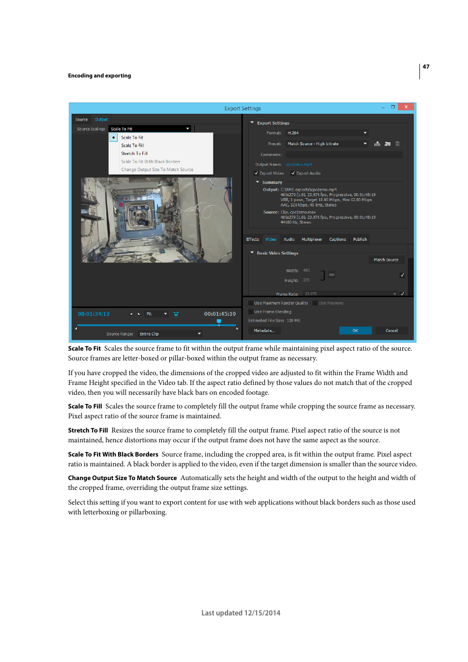 Adobe Media Encoder CC User Manual | Page 50 / 59