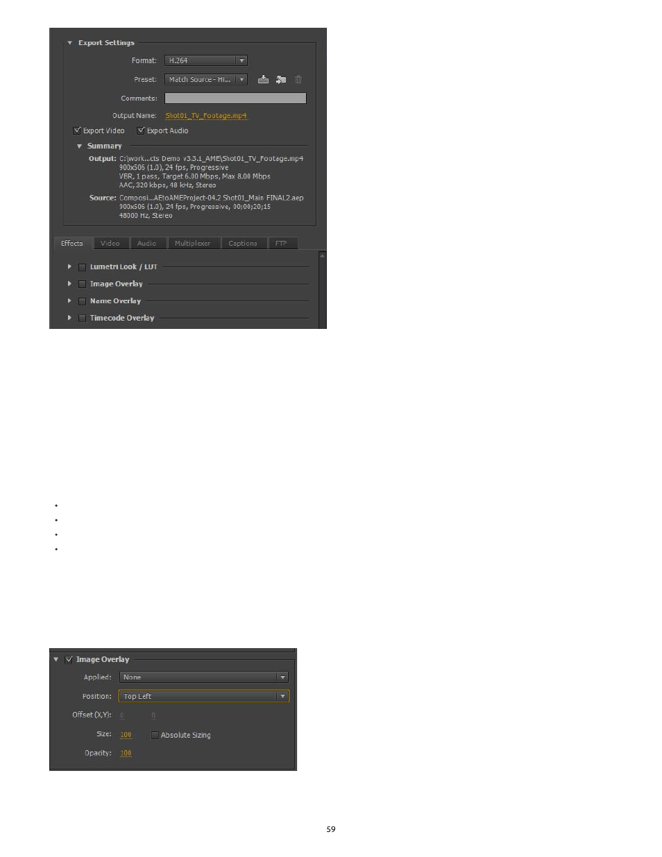 Adobe Media Encoder User Manual | Page 61 / 77