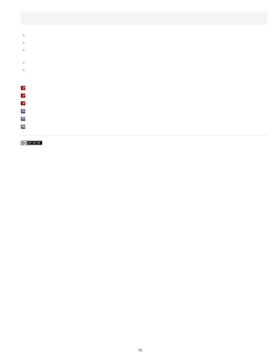 Adobe Media Encoder User Manual | Page 77 / 77