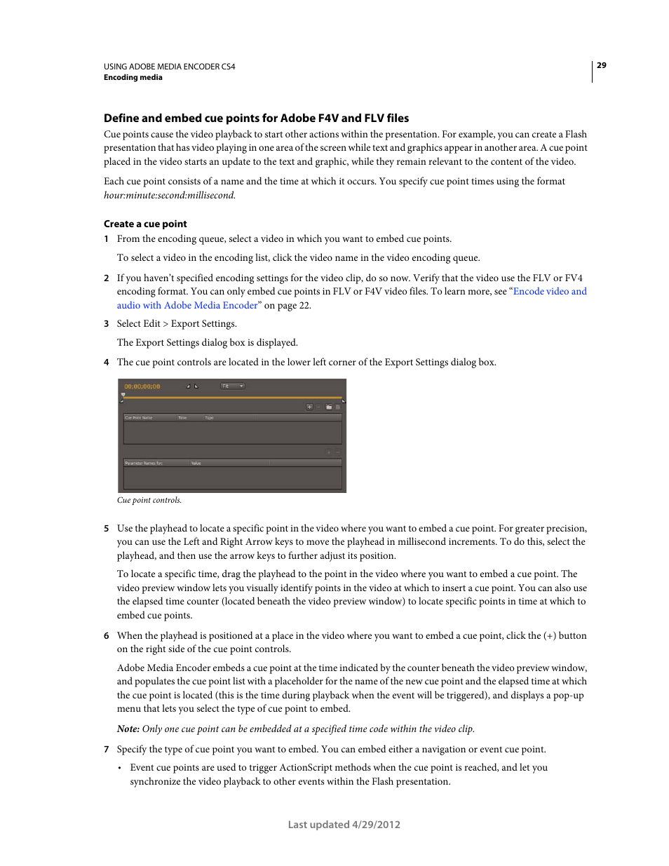 Adobe Media Encoder CS4 User Manual | Page 32 / 45