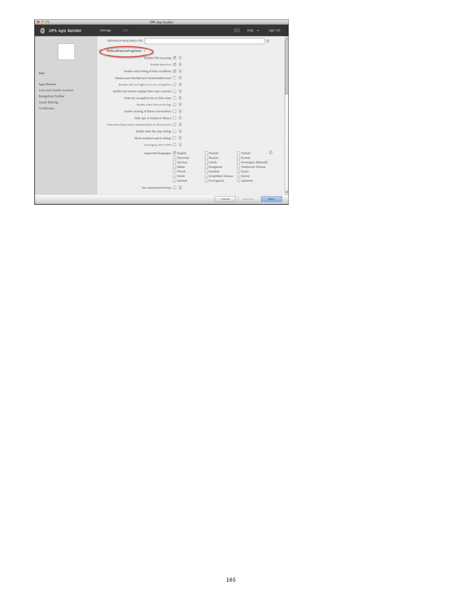 Adobe Digital Publishing Suite User Manual | Page 168 / 222