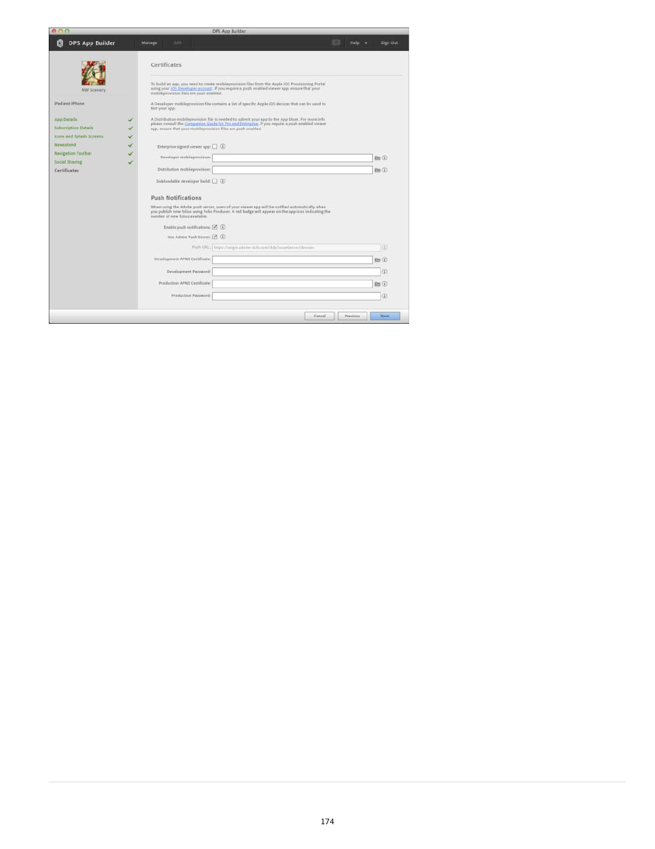 Build details | Adobe Digital Publishing Suite User Manual | Page 177 / 222