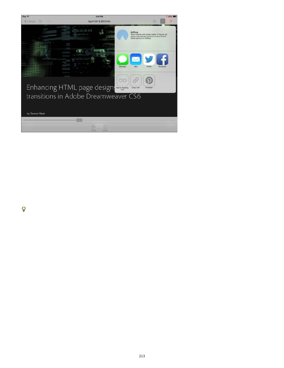 Adobe Digital Publishing Suite User Manual | Page 216 / 222