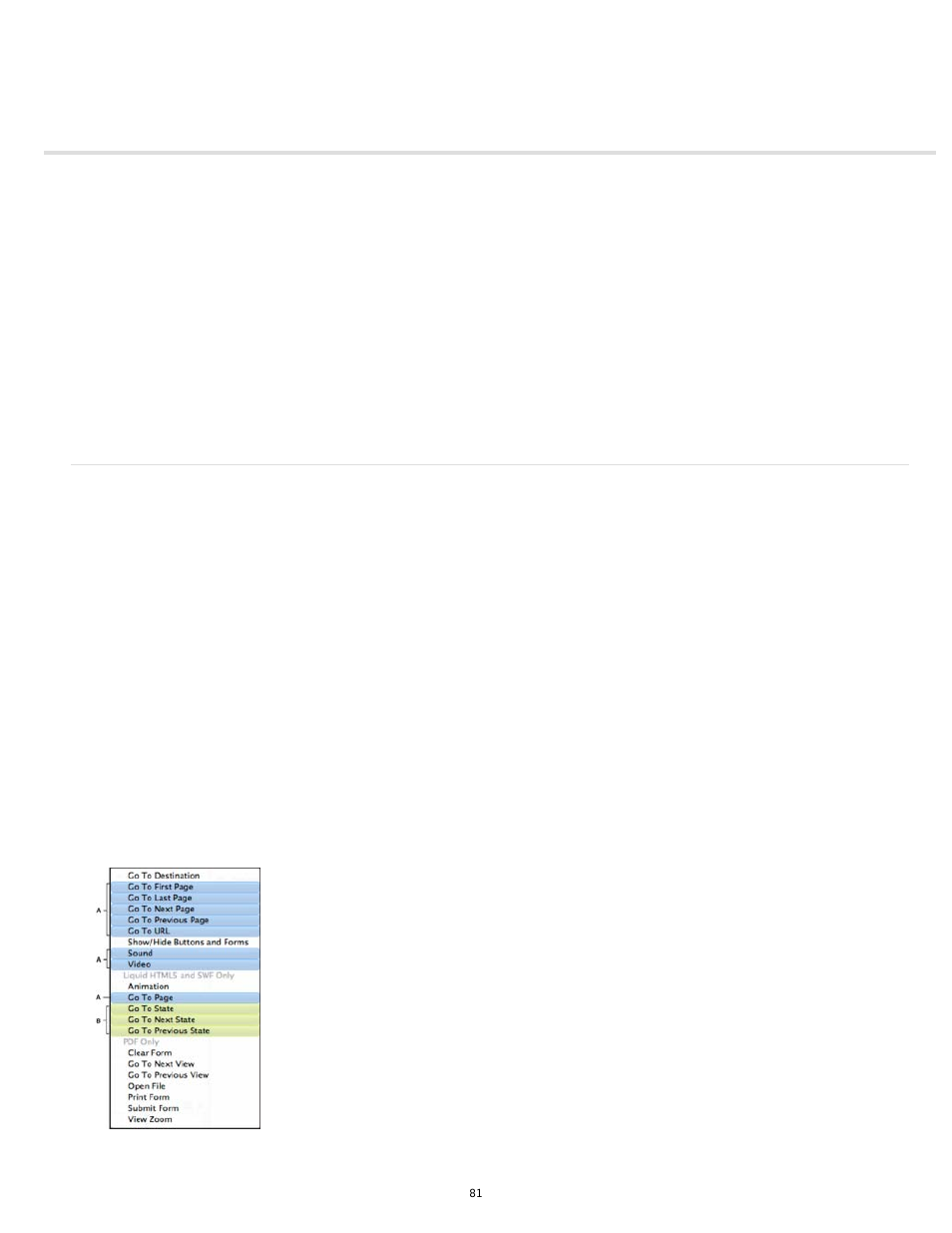 Hyperlink and button overlays | Adobe Digital Publishing Suite User Manual | Page 84 / 222