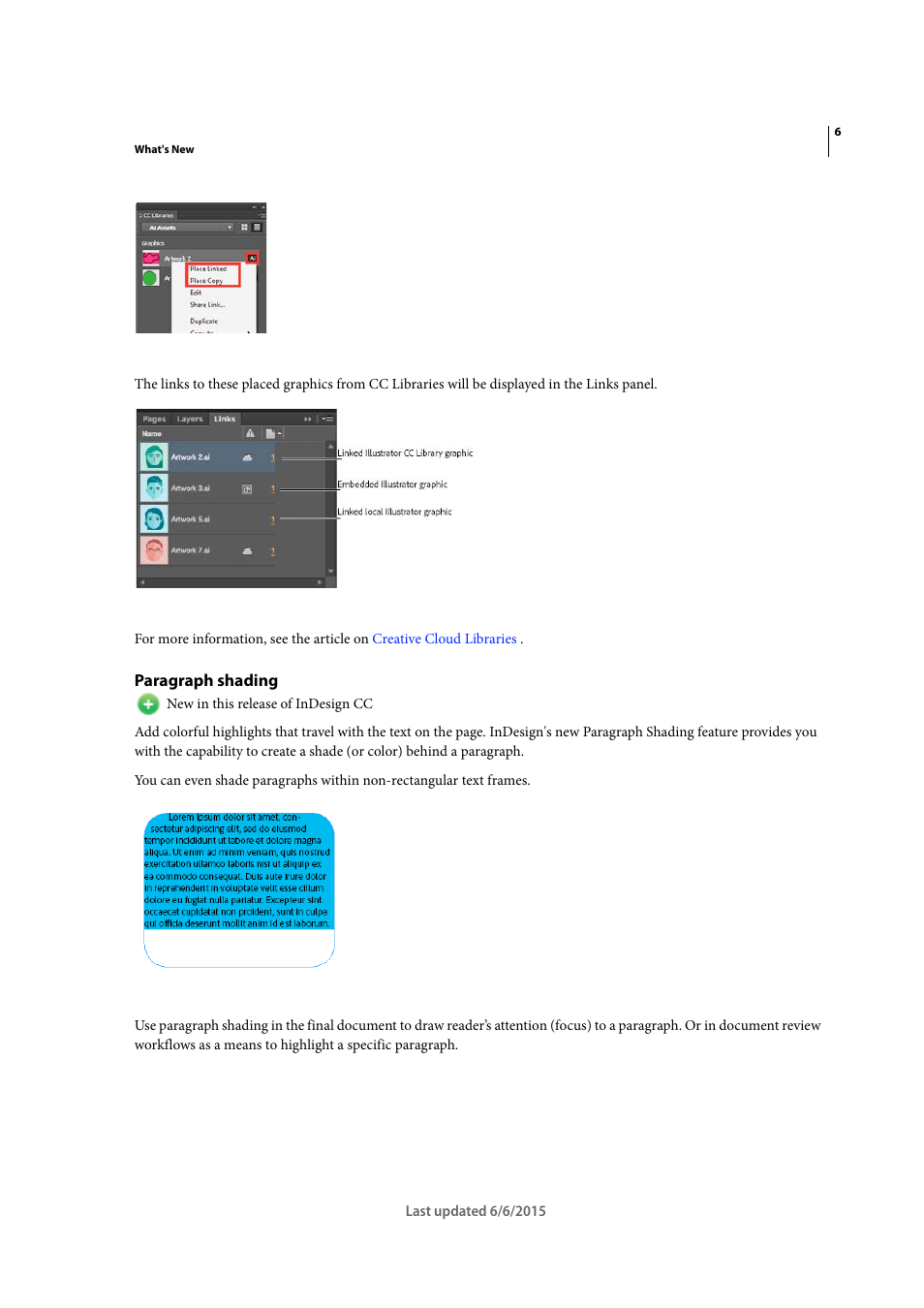 Paragraph shading | Adobe InDesign CC 2015 User Manual | Page 13 / 643