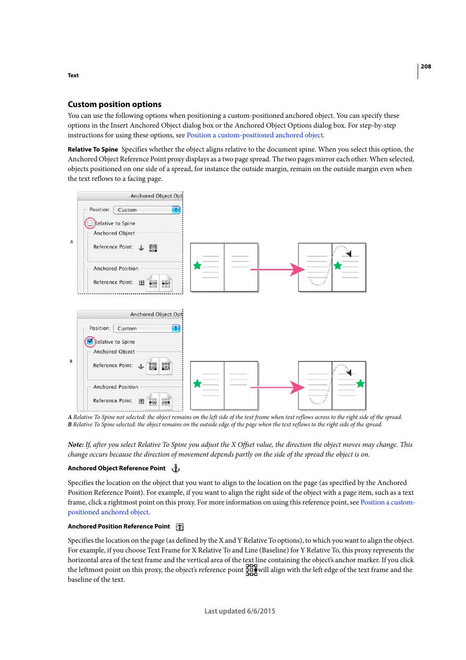 Custom position options | Adobe InDesign CC 2015 User Manual | Page 213 / 643