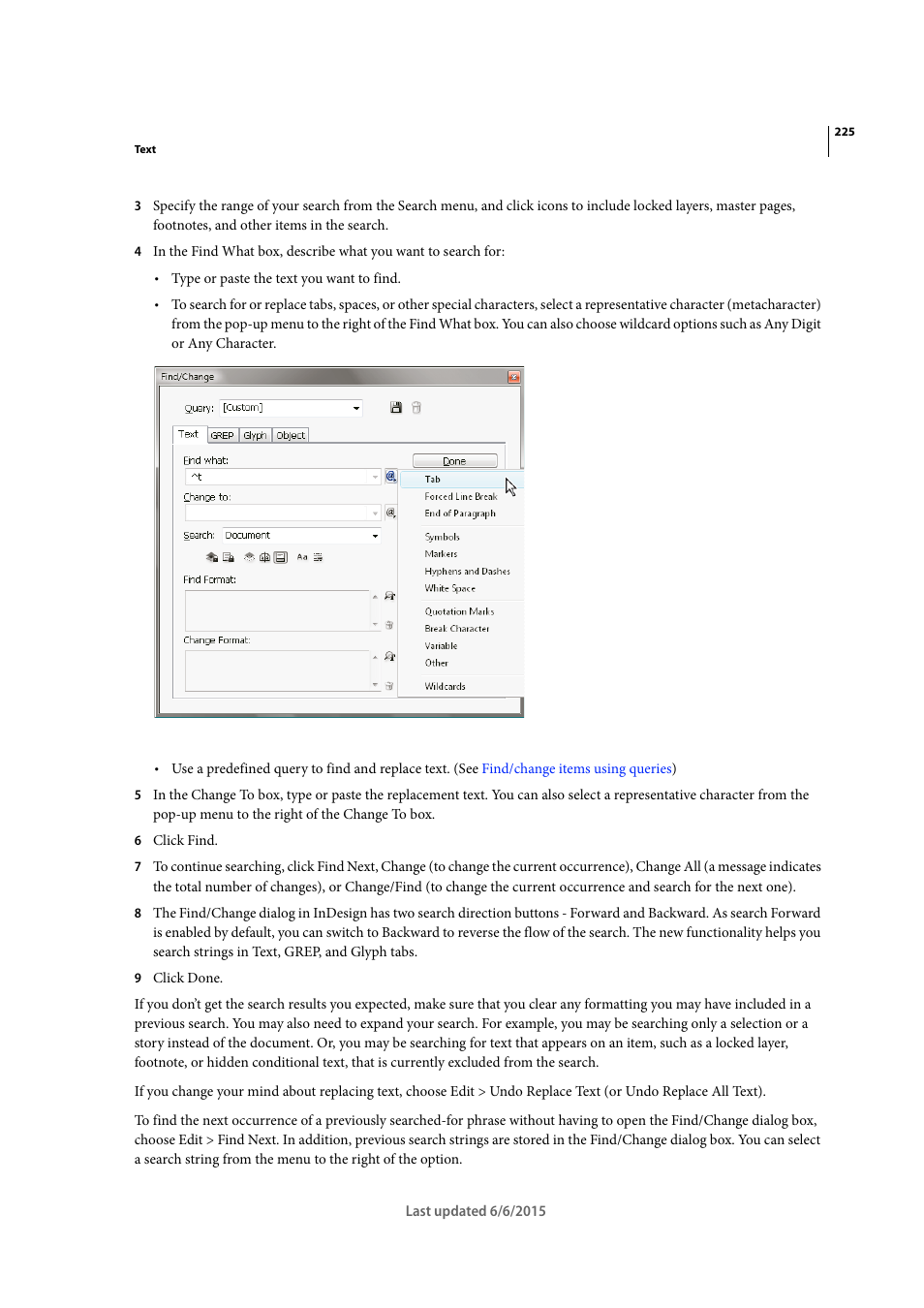 Adobe InDesign CC 2015 User Manual | Page 230 / 643