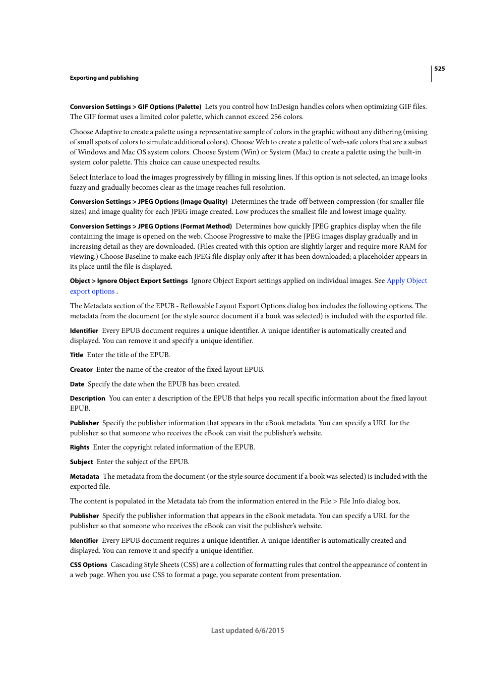 Adobe InDesign CC 2015 User Manual | Page 530 / 643