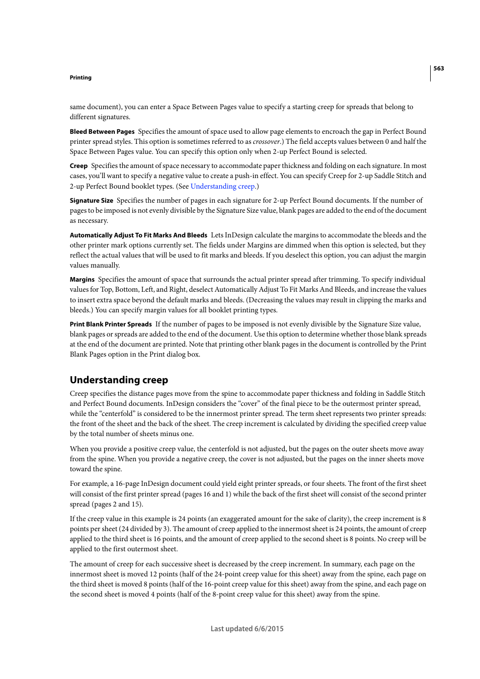 Understanding creep | Adobe InDesign CC 2015 User Manual | Page 568 / 643