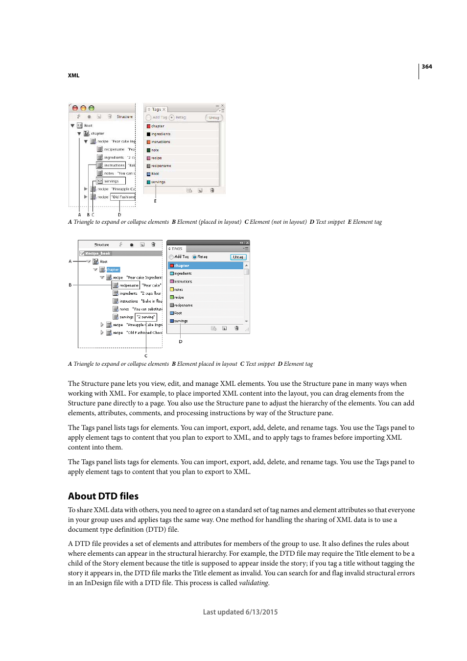 About dtd files | Adobe InCopy CC 2015 User Manual | Page 366 / 393