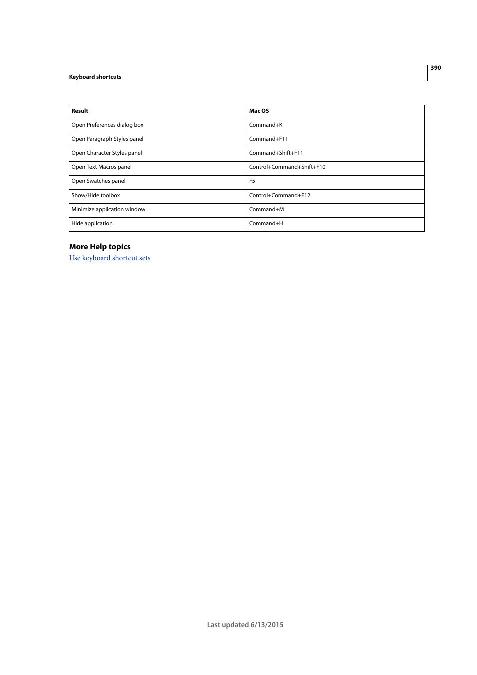 More help topics | Adobe InCopy CC 2015 User Manual | Page 392 / 393