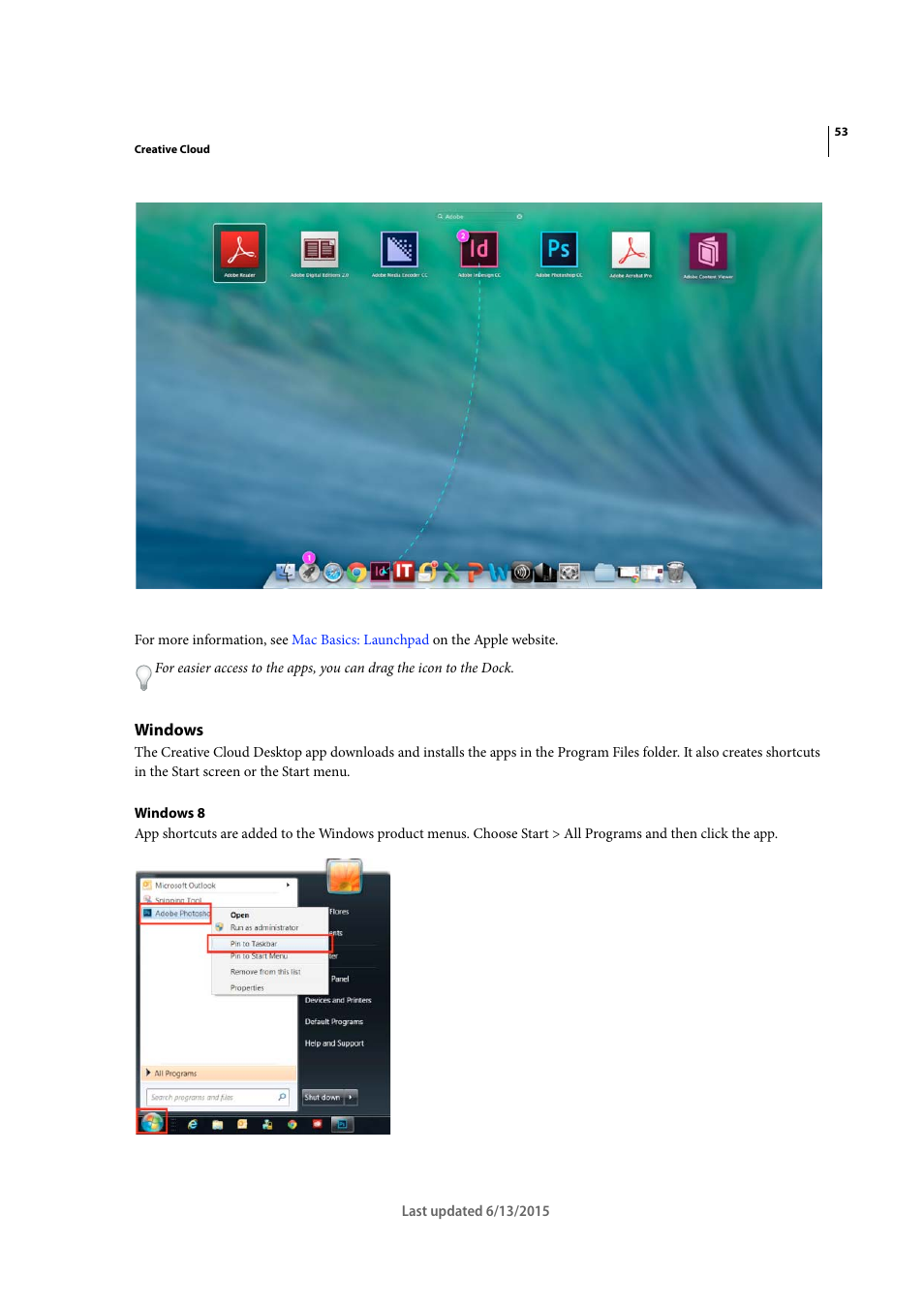 Windows | Adobe InCopy CC 2015 User Manual | Page 56 / 393