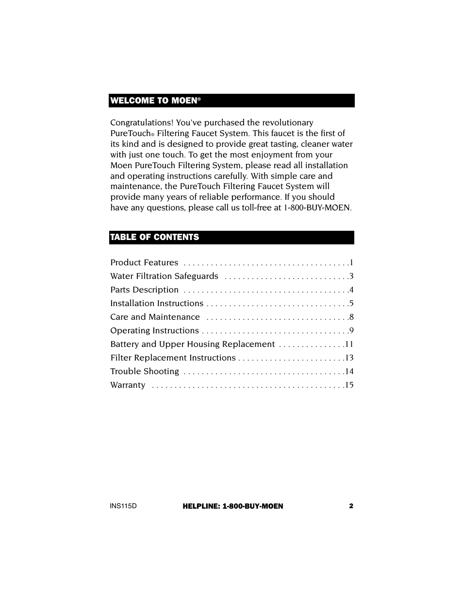 Culligan 7850S User Manual | Page 3 / 48