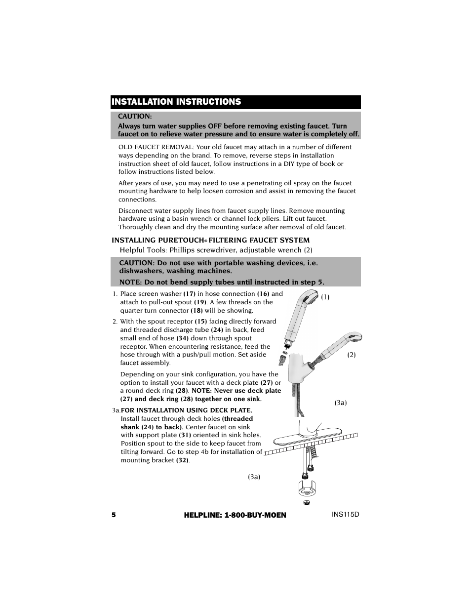 Installation instructions | Culligan 7850S User Manual | Page 6 / 48