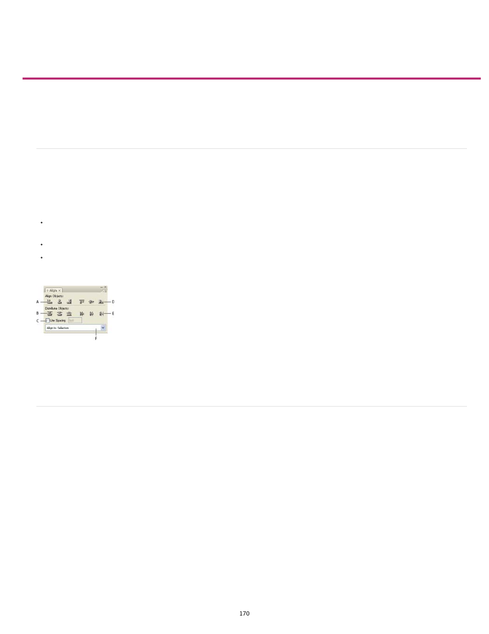 Aligning and distributing objects | Adobe InDesign User Manual | Page 175 / 829