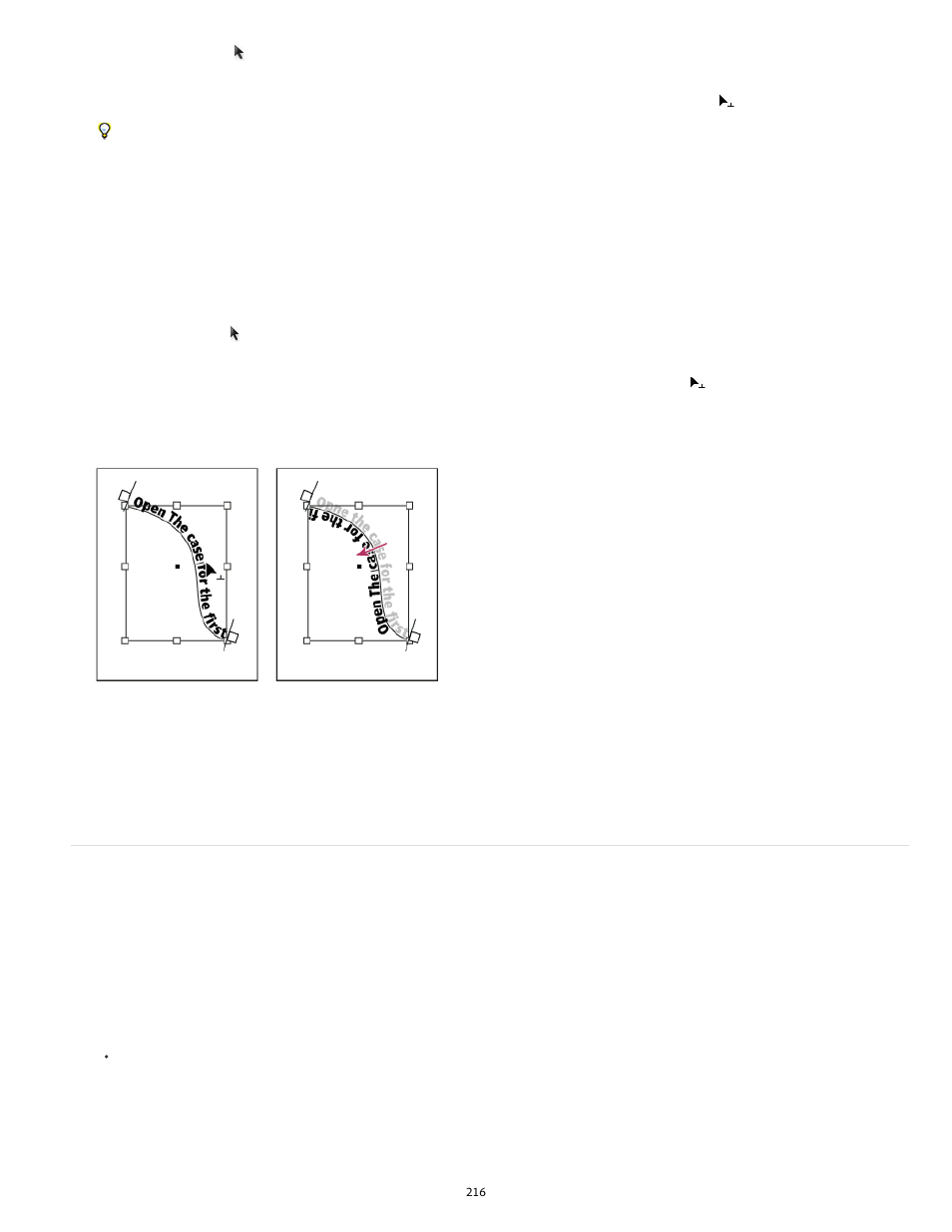 Apply an effect to type on a path | Adobe InDesign User Manual | Page 221 / 829