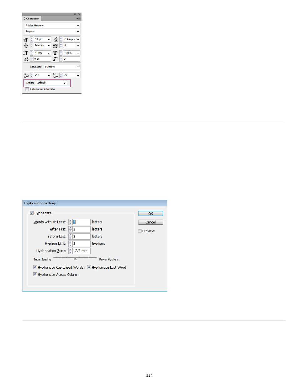 Hyphenation find and replace, Hyphenation, Find and replace | Adobe InDesign User Manual | Page 259 / 829
