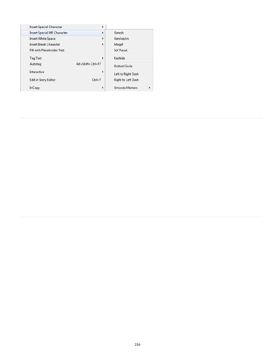 Table direction binding directions, Table direction, Binding directions | Adobe InDesign User Manual | Page 261 / 829