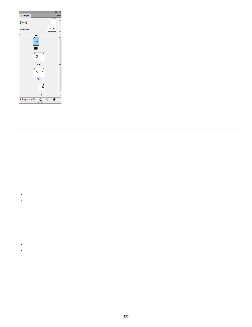 Right to left writing preferences, Page and chapter numbering | Adobe InDesign User Manual | Page 262 / 829