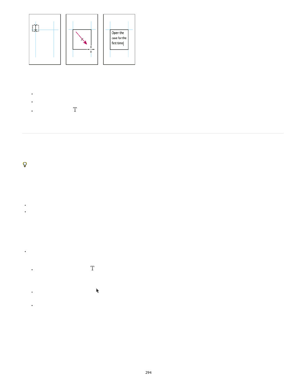 Move and resize text frames | Adobe InDesign User Manual | Page 299 / 829