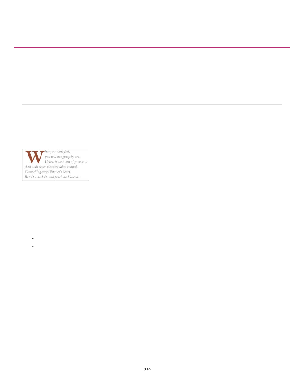 Drop caps and nested styles | Adobe InDesign User Manual | Page 385 / 829