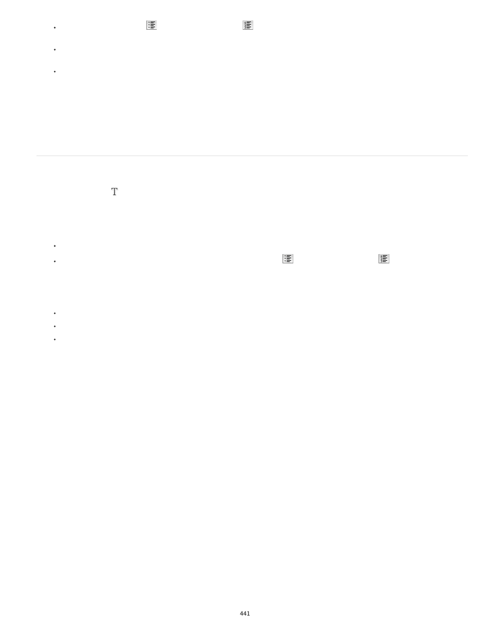 Format a bulleted or numbered list | Adobe InDesign User Manual | Page 446 / 829