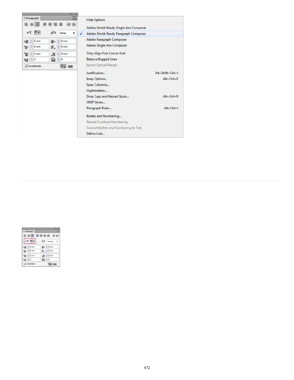 Text direction | Adobe InDesign User Manual | Page 477 / 829