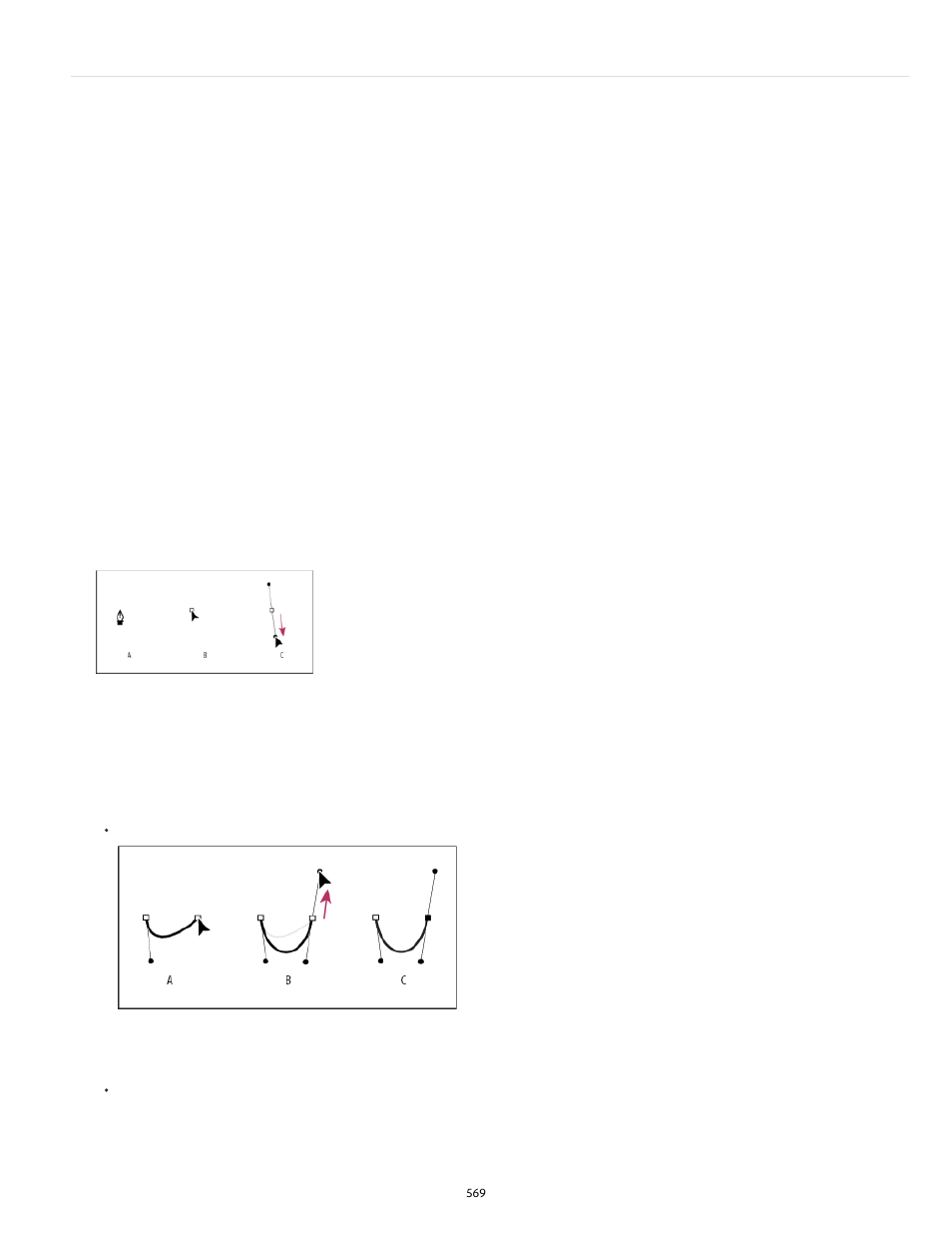 Draw curves with the pen tool | Adobe InDesign User Manual | Page 574 / 829